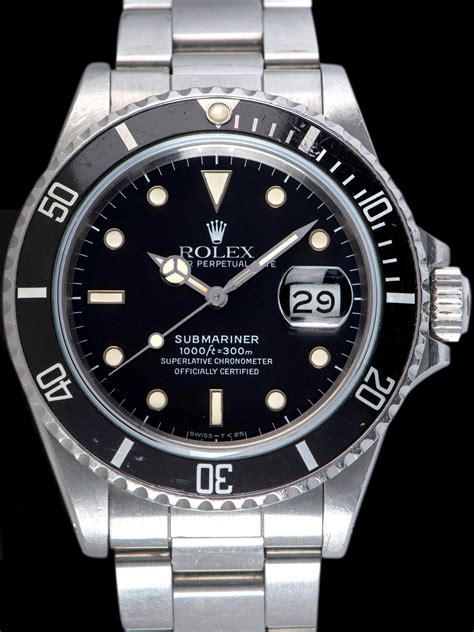 rolex oyster perpetual submariner 1987|rolex submariner list price 2022.